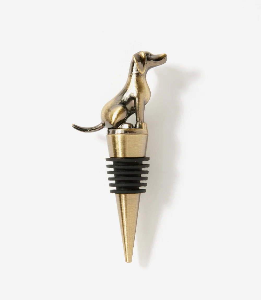 Bronze Dog Bottle Stopper - Image 5