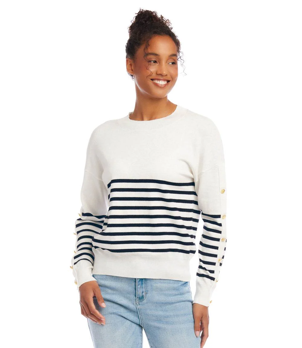 Button Detail Sweater - Image 2