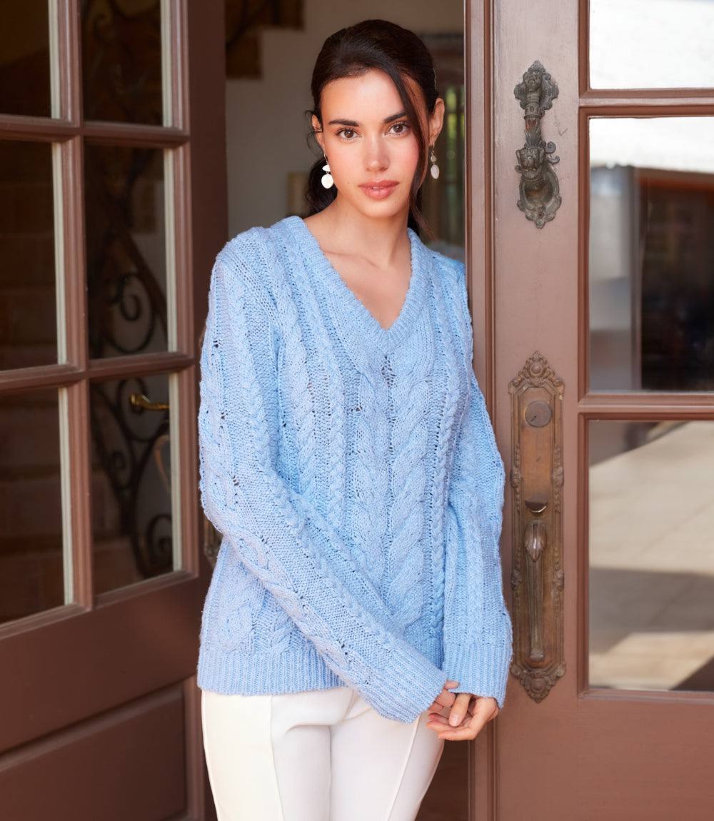 Cable Knit Sweater - Image 2