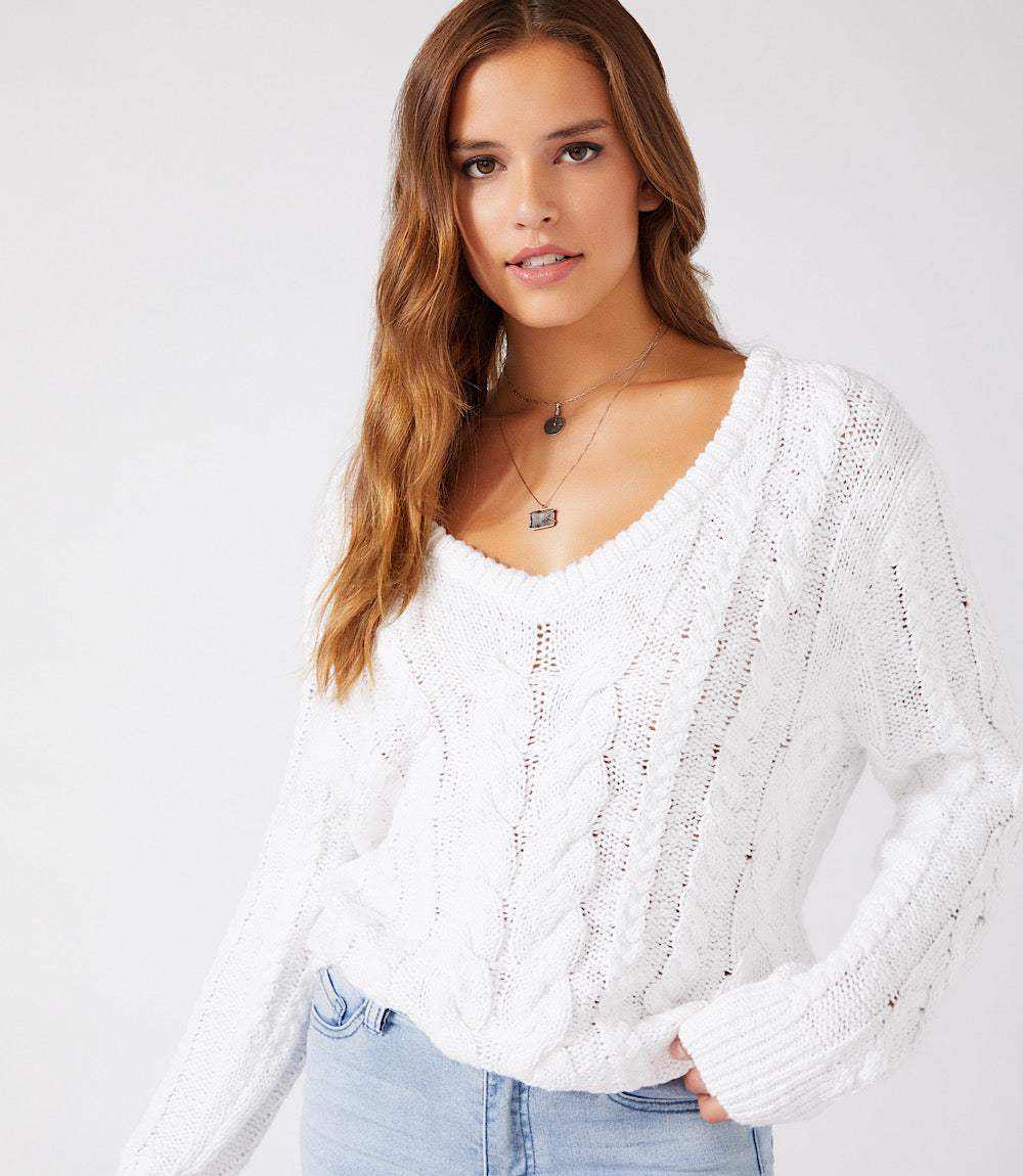 Cable Knit Sweater - Image 2