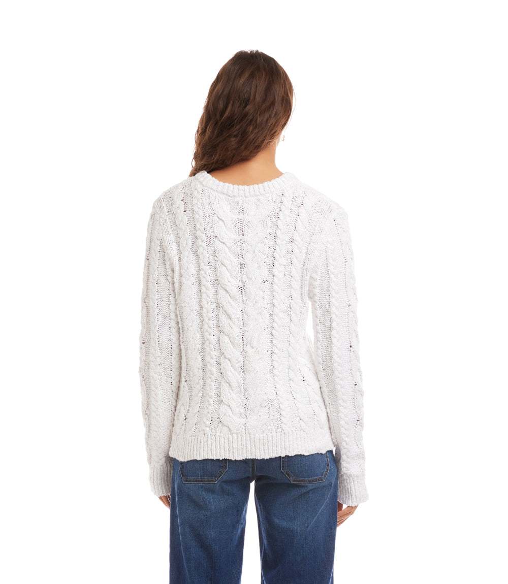 Cable Knit Sweater - Image 5