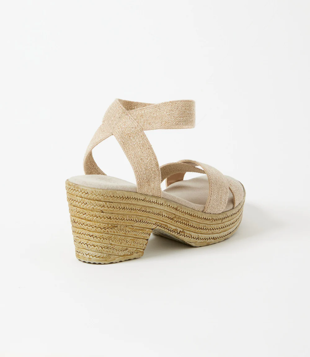 Charleston Shoe Co. Angela Ankle Wrap Sandals - Image 3