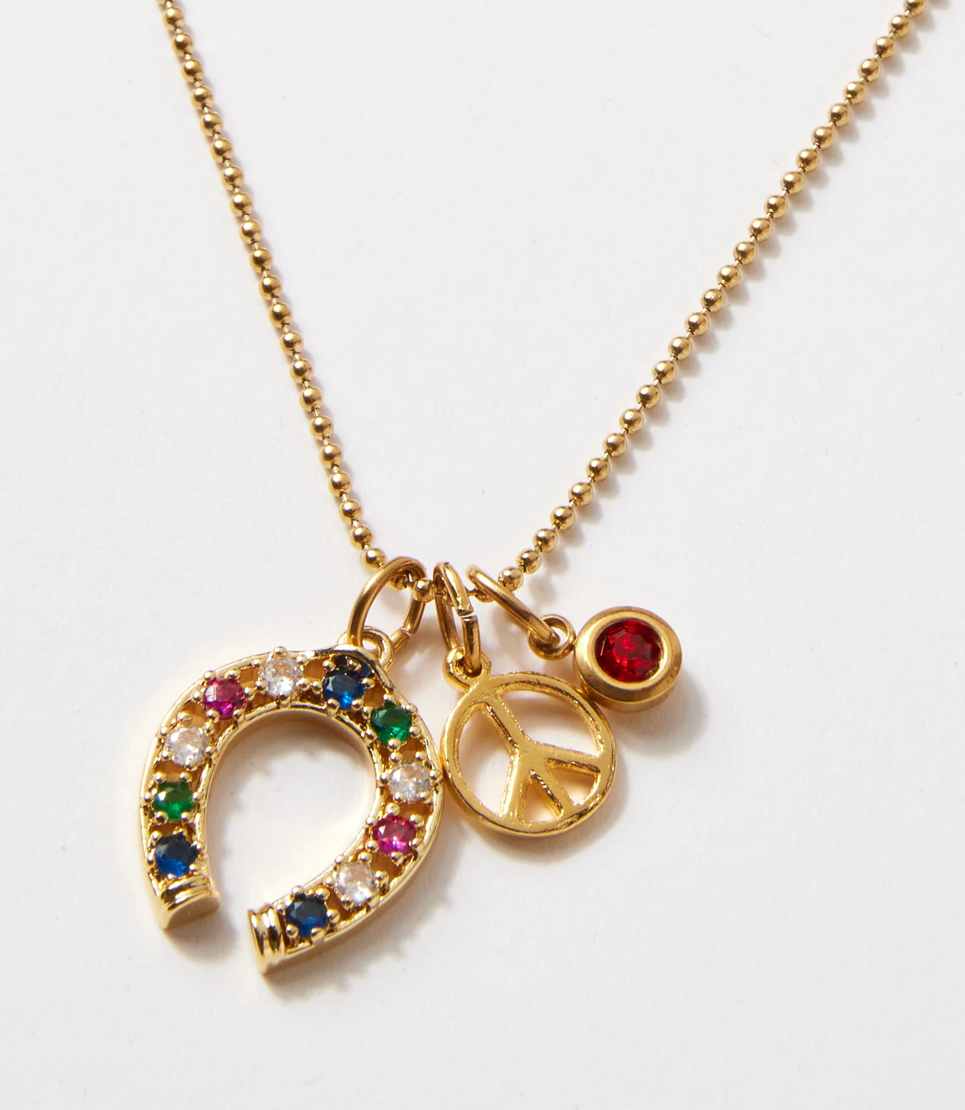 Charm Cluster Necklace - Image 2