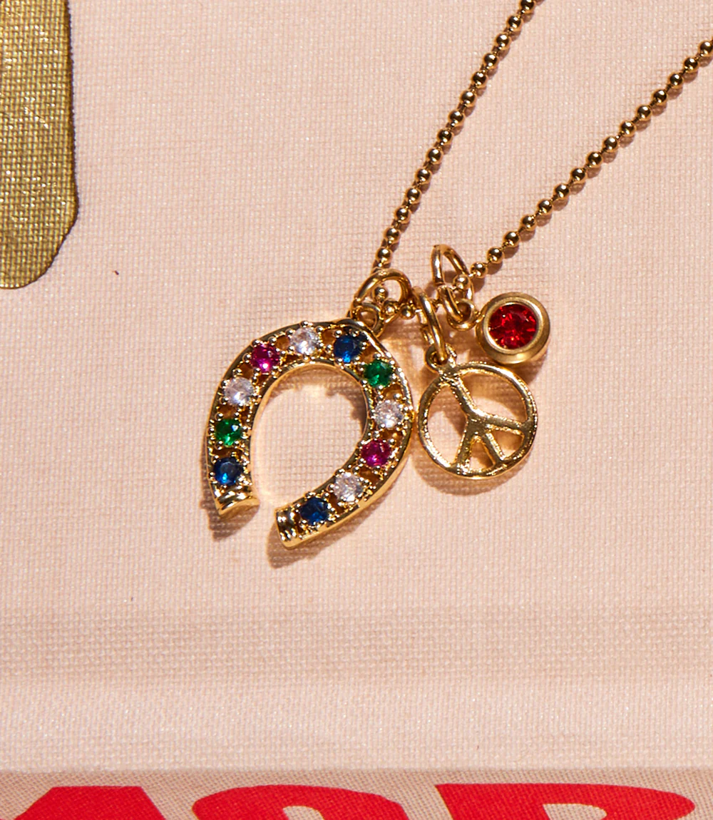 Charm Cluster Necklace - Image 5