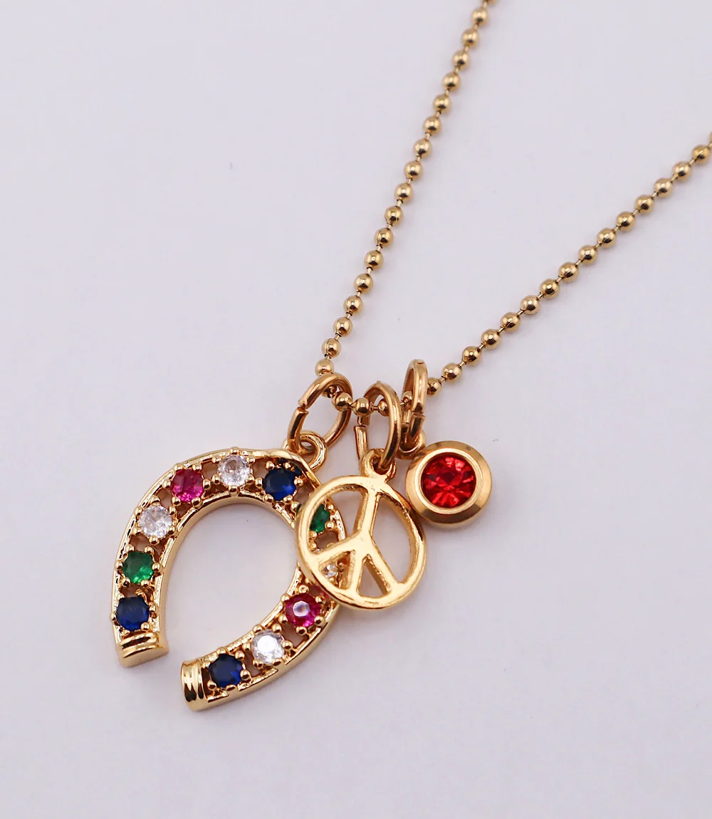 Charm Cluster Necklace - Image 8
