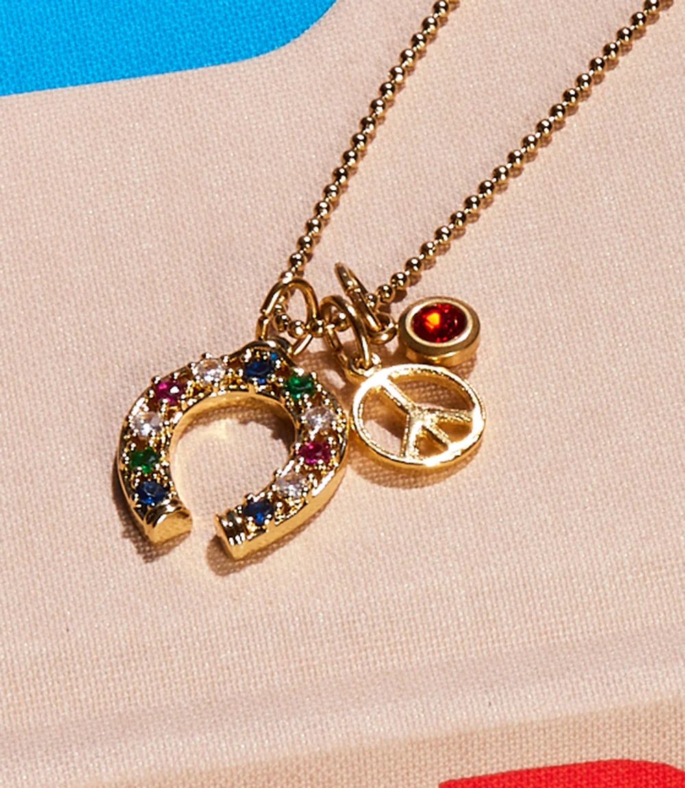 Charm Cluster Necklace - Image 9