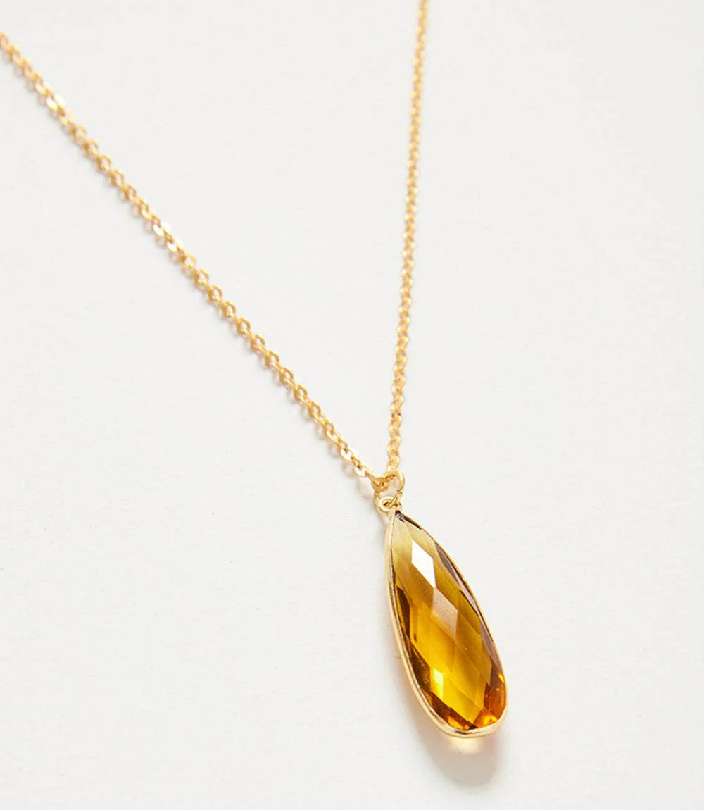 Citrine Quartz Necklace - Image 4