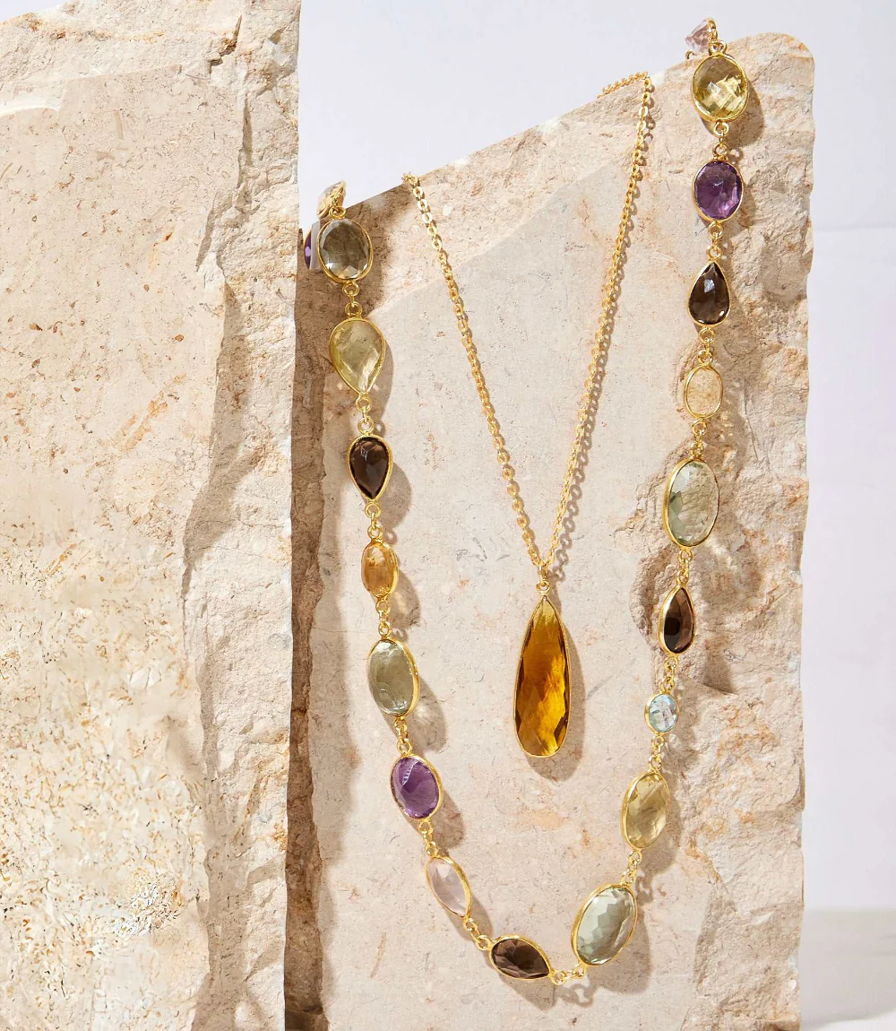 Citrine Quartz Necklace - Image 5