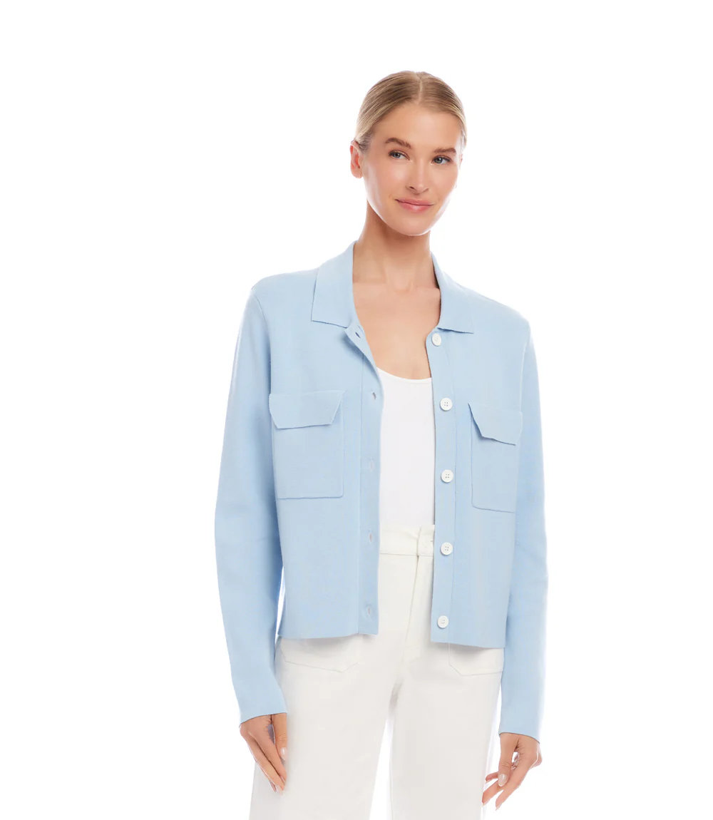 Collared Sweater Jacket - Image 3