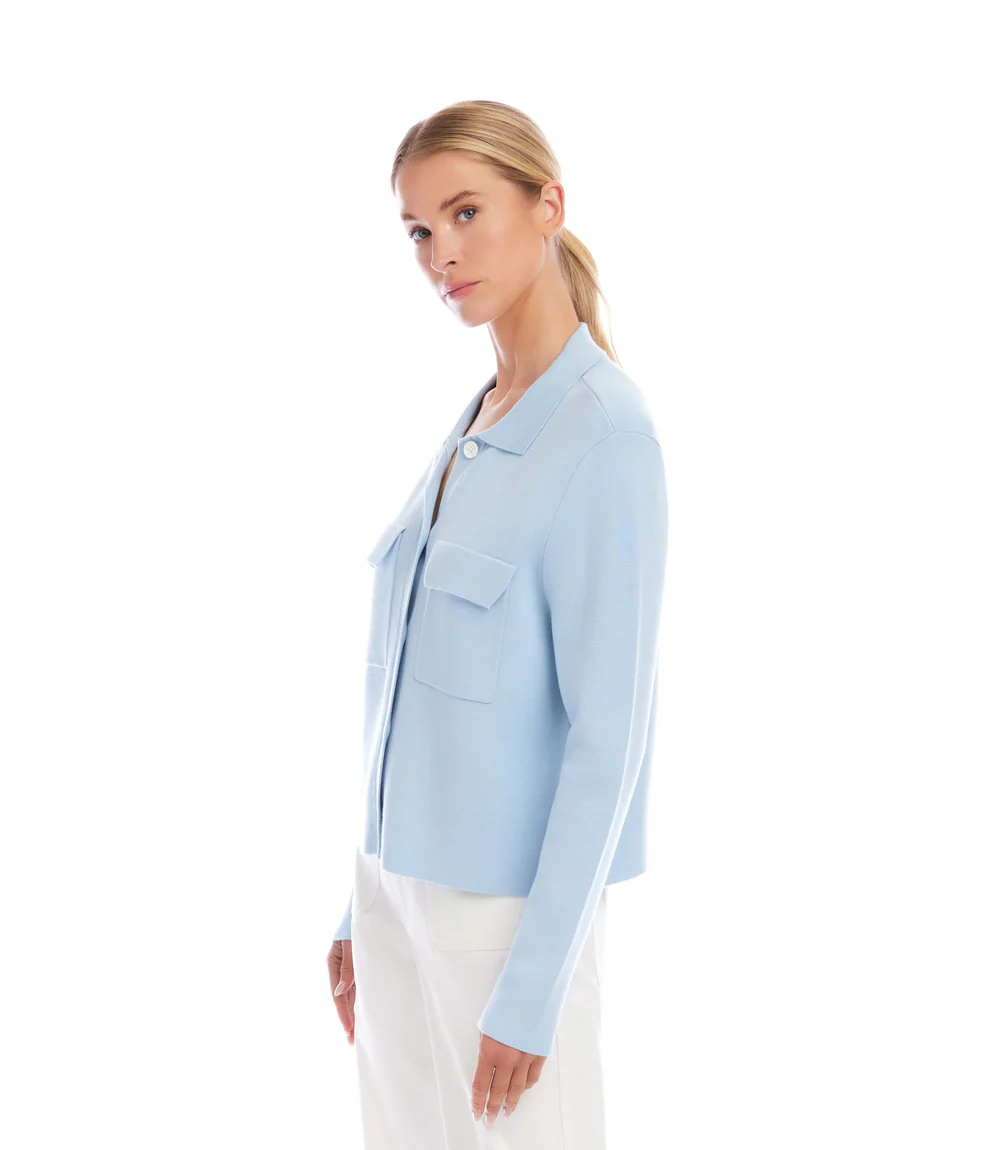 Collared Sweater Jacket - Image 4