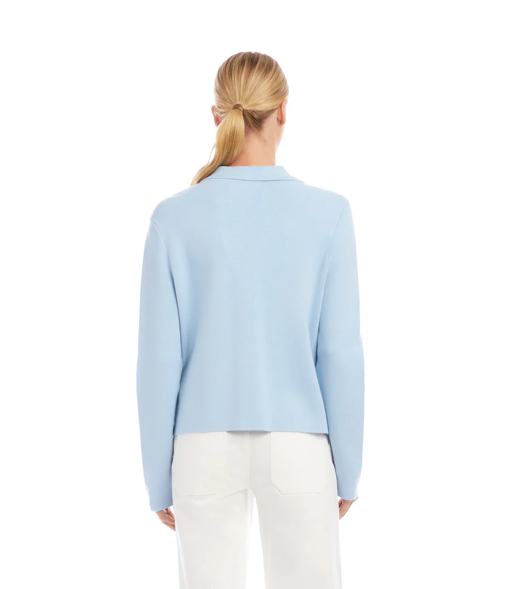 Collared Sweater Jacket - Image 5