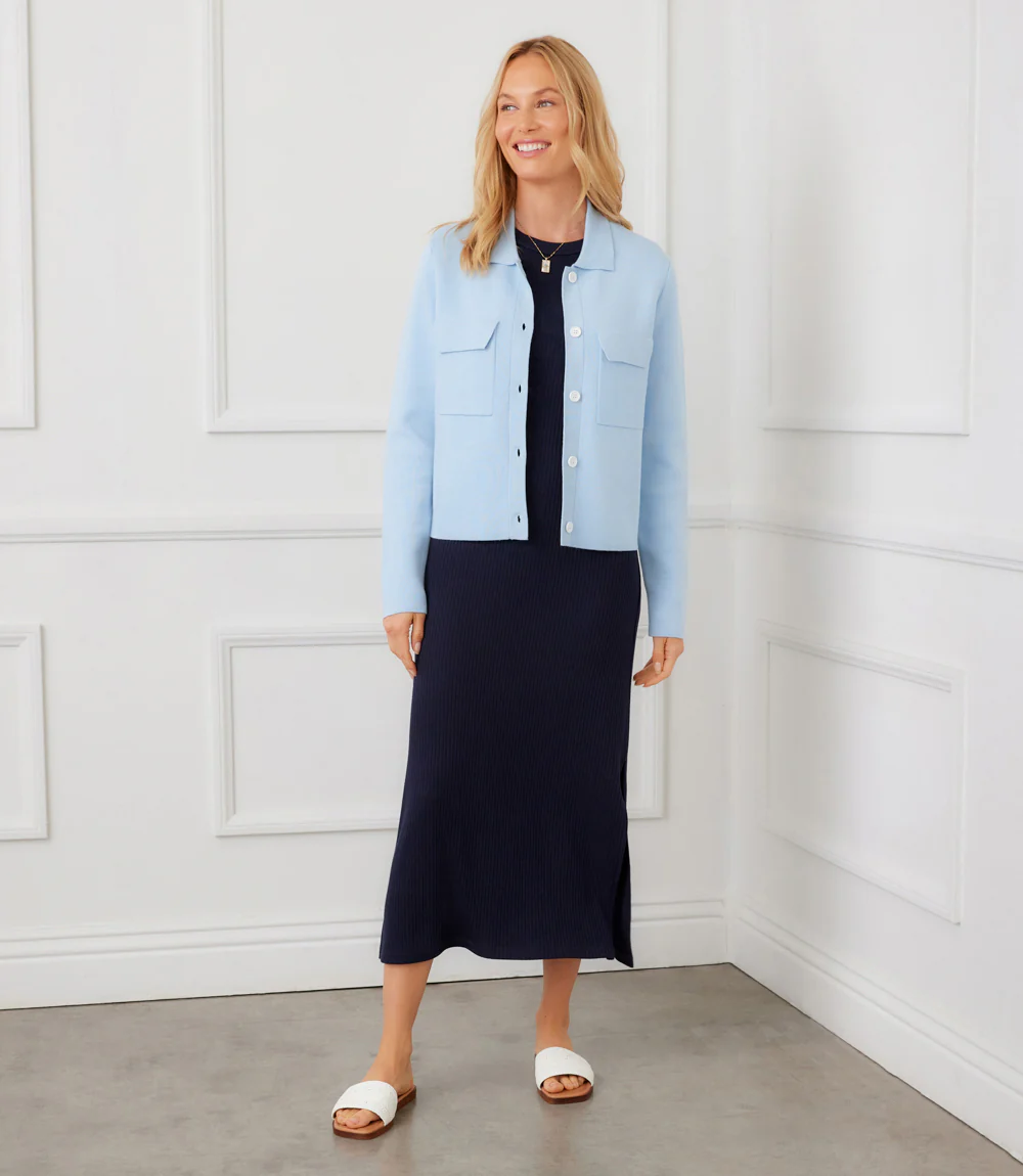 Collared Sweater Jacket - Image 7