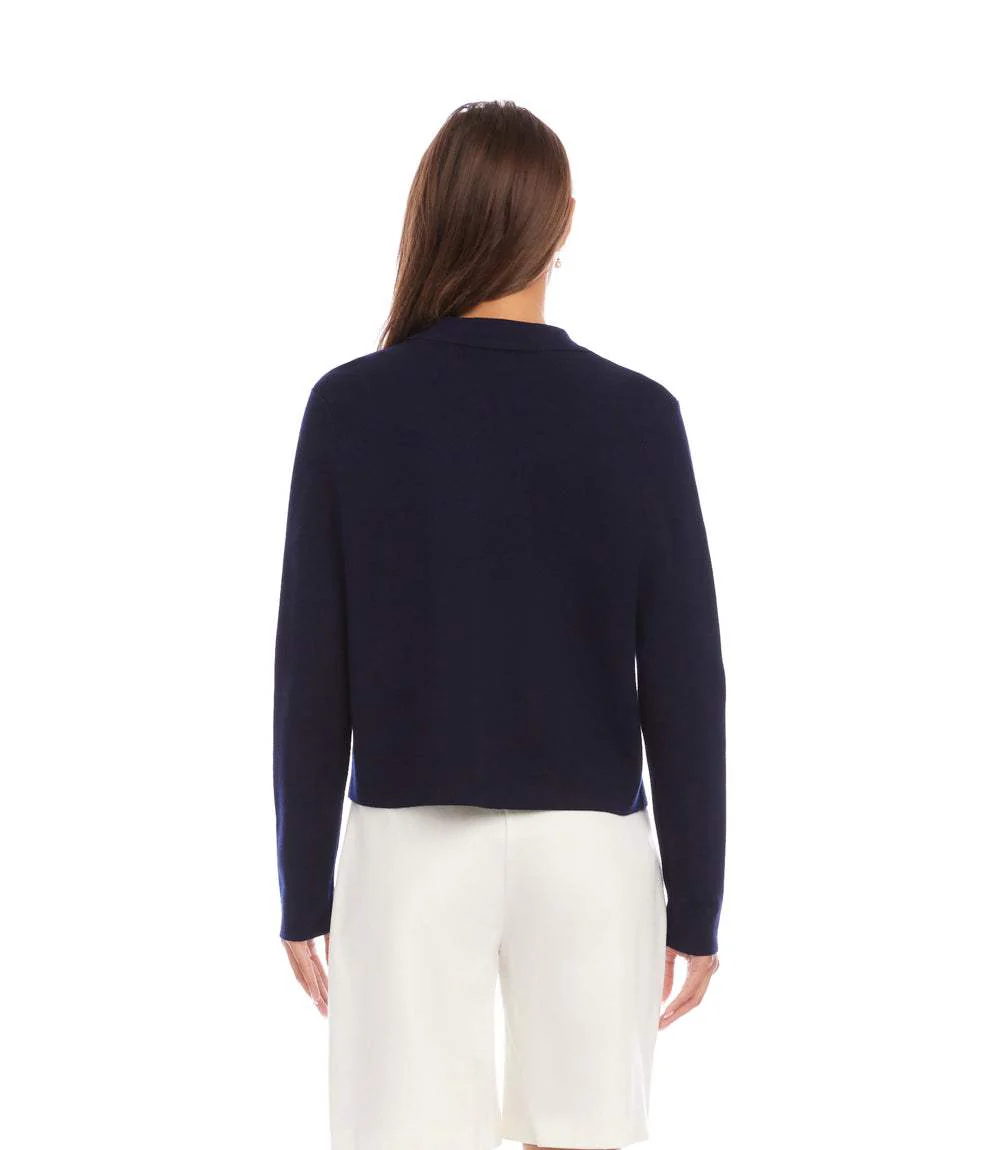 Collared Sweater Jacket - Image 7