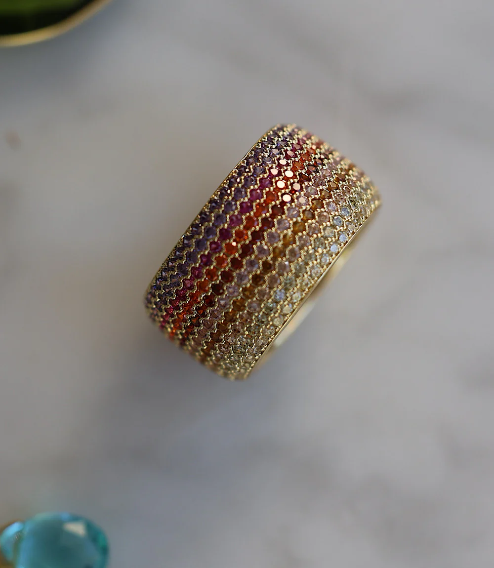 Colorful Crystal Ring - Image 4