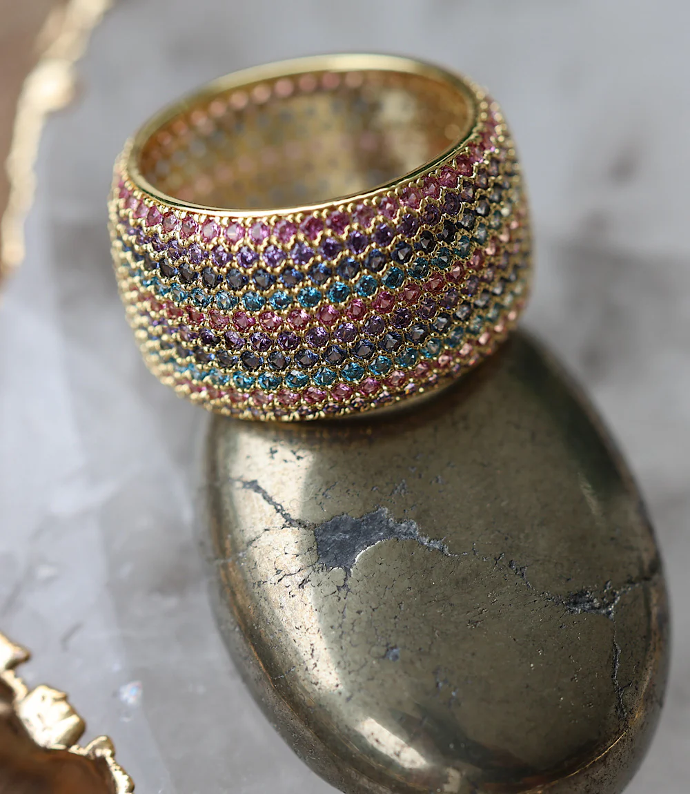 Colorful Crystal Ring - Image 4