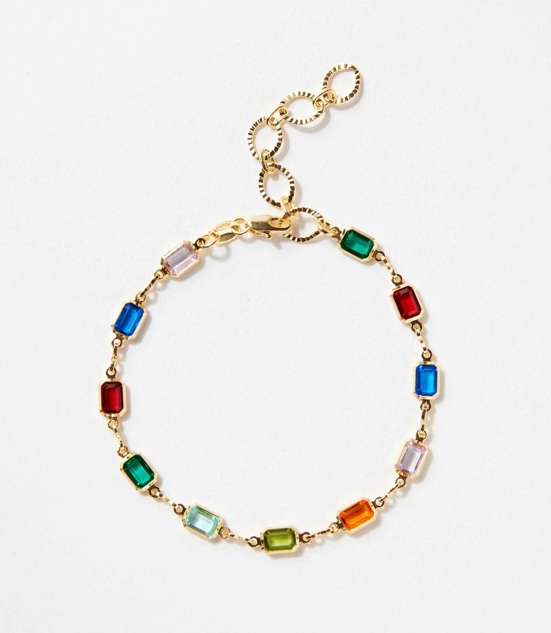 Colorful Gemstone Bracelet - Image 2