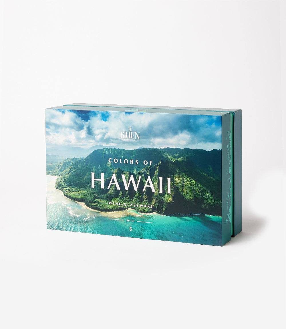 Colors Of Hawaii Wine Glasses, Set Of 5 - Image 4
