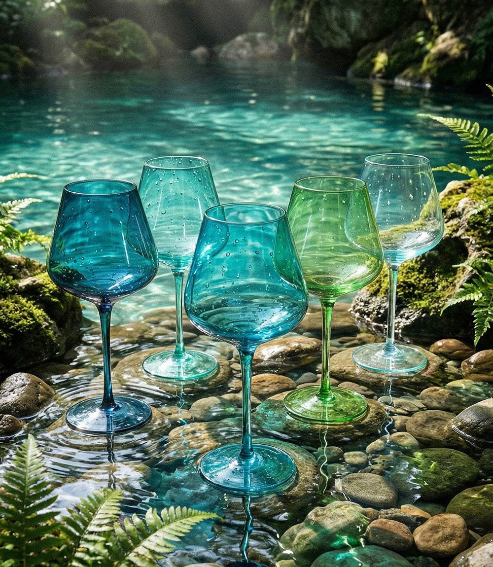 Colors Of Hawaii Wine Glasses, Set Of 5 - Image 5