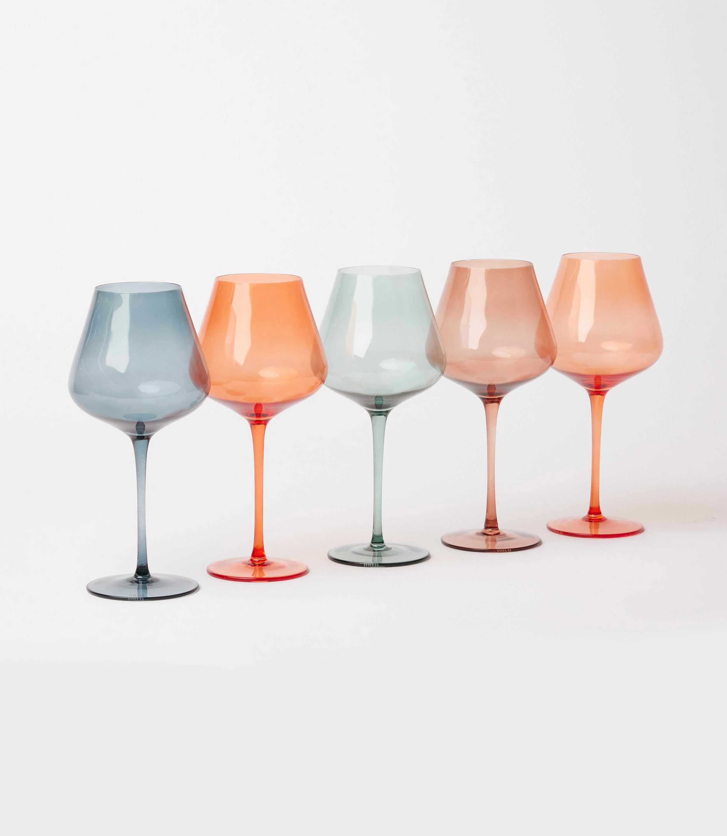 Colors Of Venice Wine Glasses, Set Of 5 - Image 6
