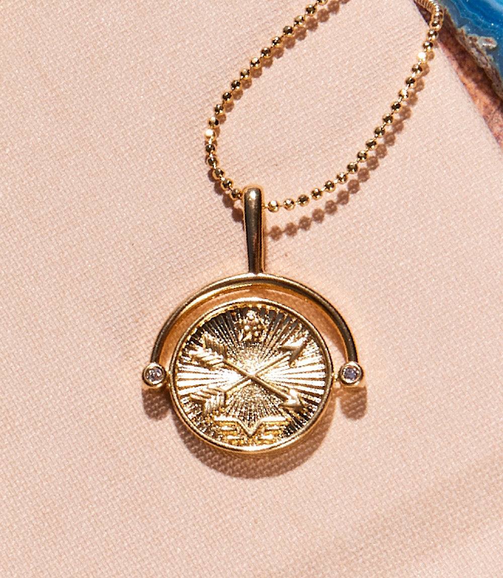 Compass Swivel Pendant Necklace - Image 7