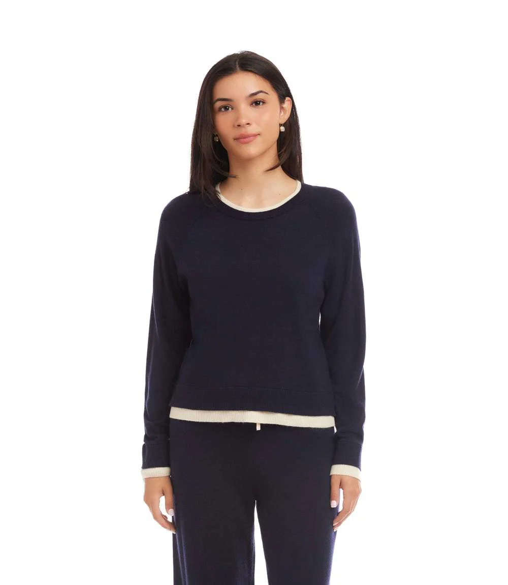 Contrast Crewneck Sweater - Image 3