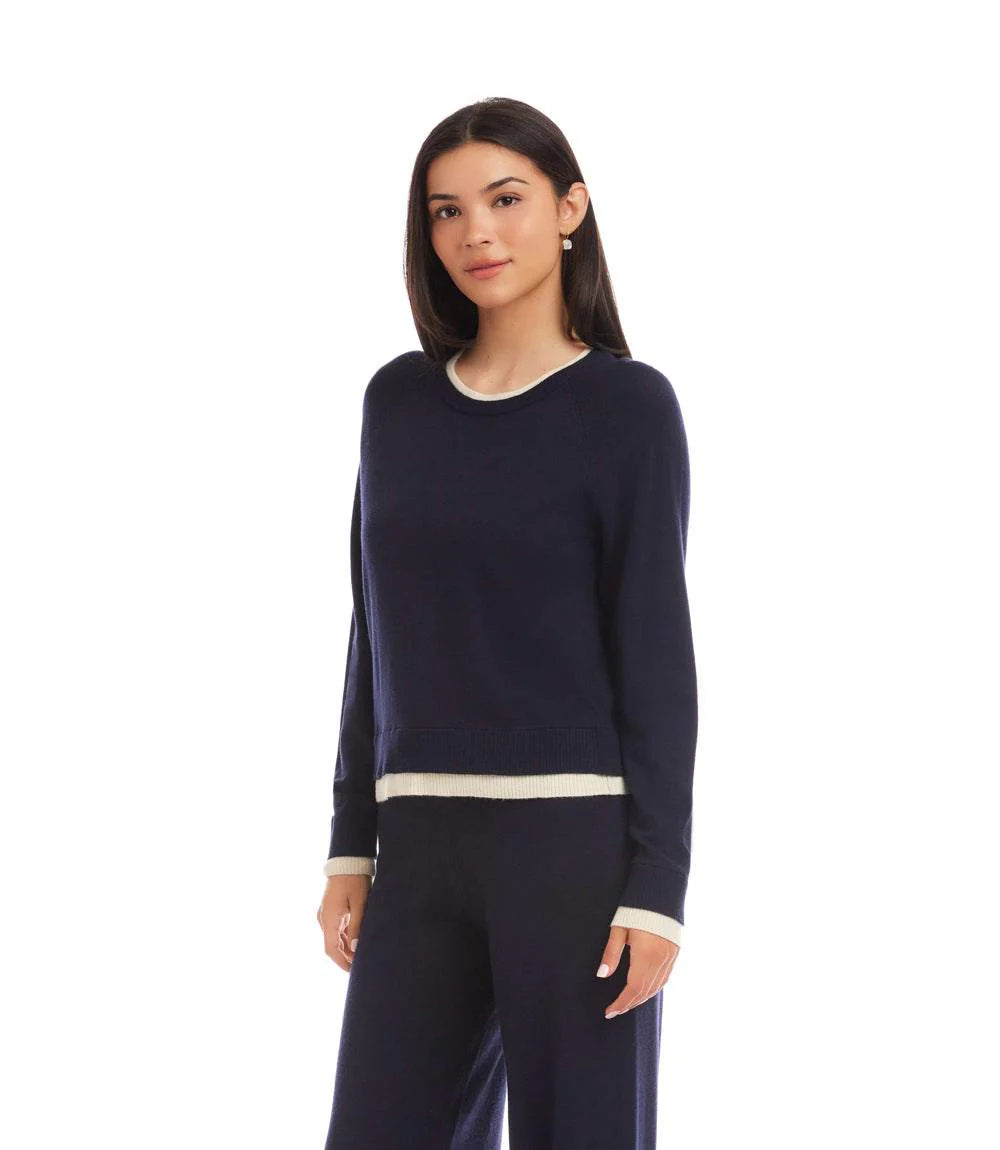 Contrast Crewneck Sweater - Image 5