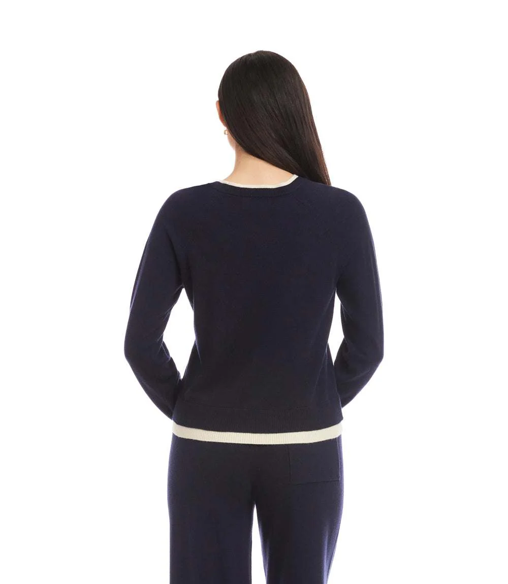 Contrast Crewneck Sweater - Image 6
