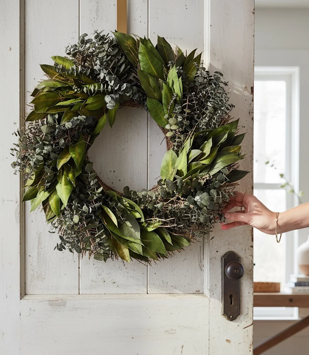 Cottage Greenery Wreath - Image 3