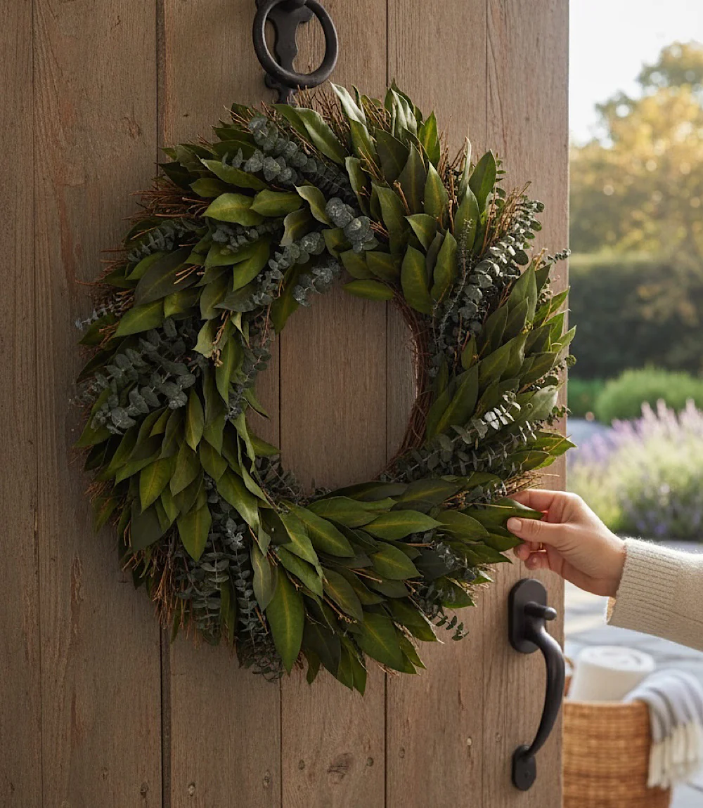 Cottage Greenery Wreath - Image 4