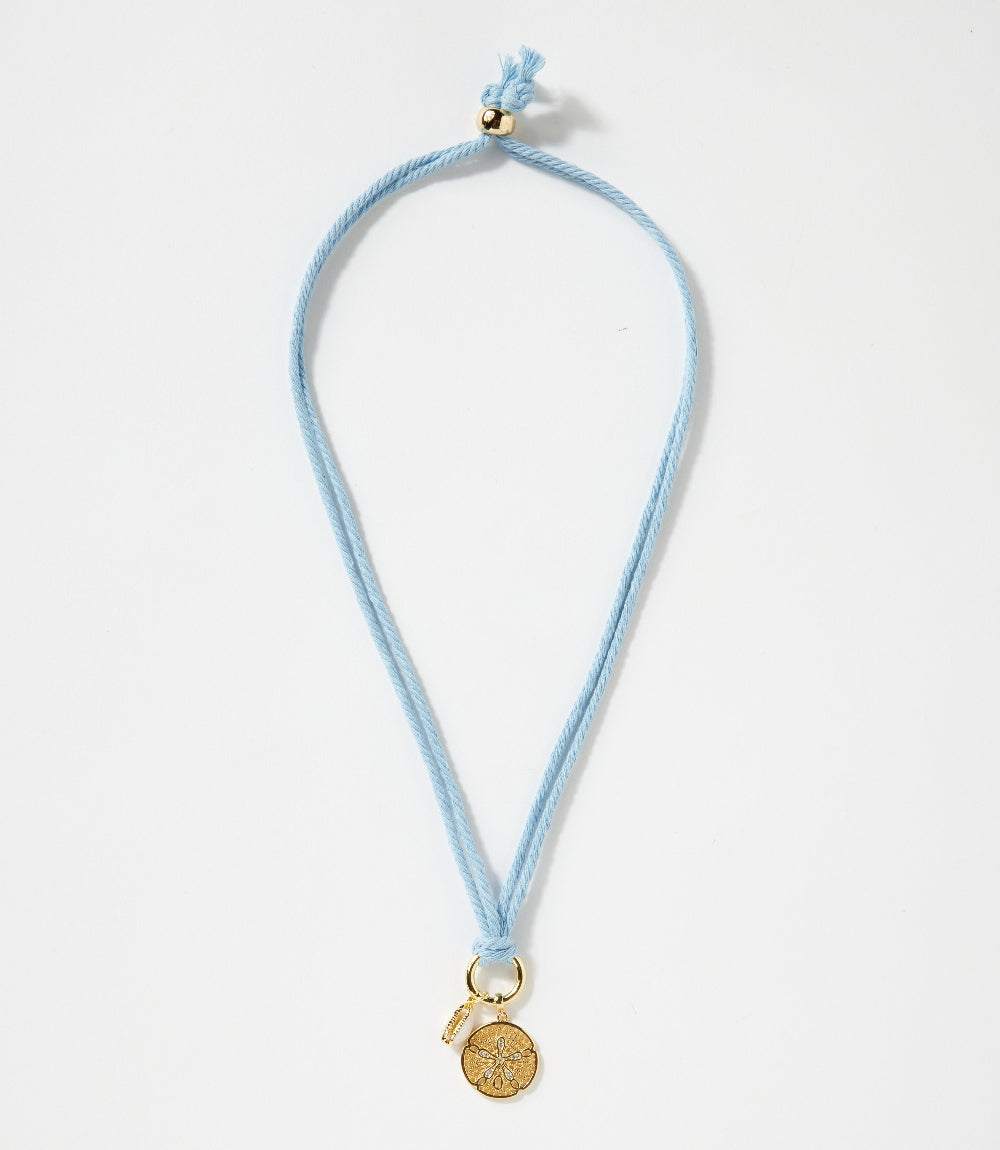 Cowrie Shell And Sand Dollar Cord Necklace - Image 4