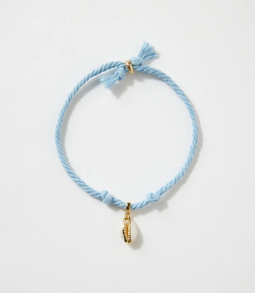 Cowrie Shell Cord Bracelet - Image 3