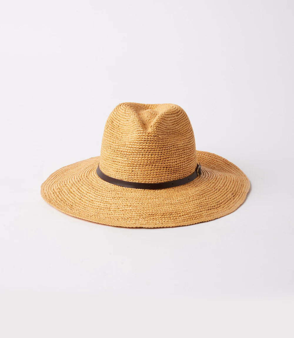 Crochet Straw Panama Hat - Image 4