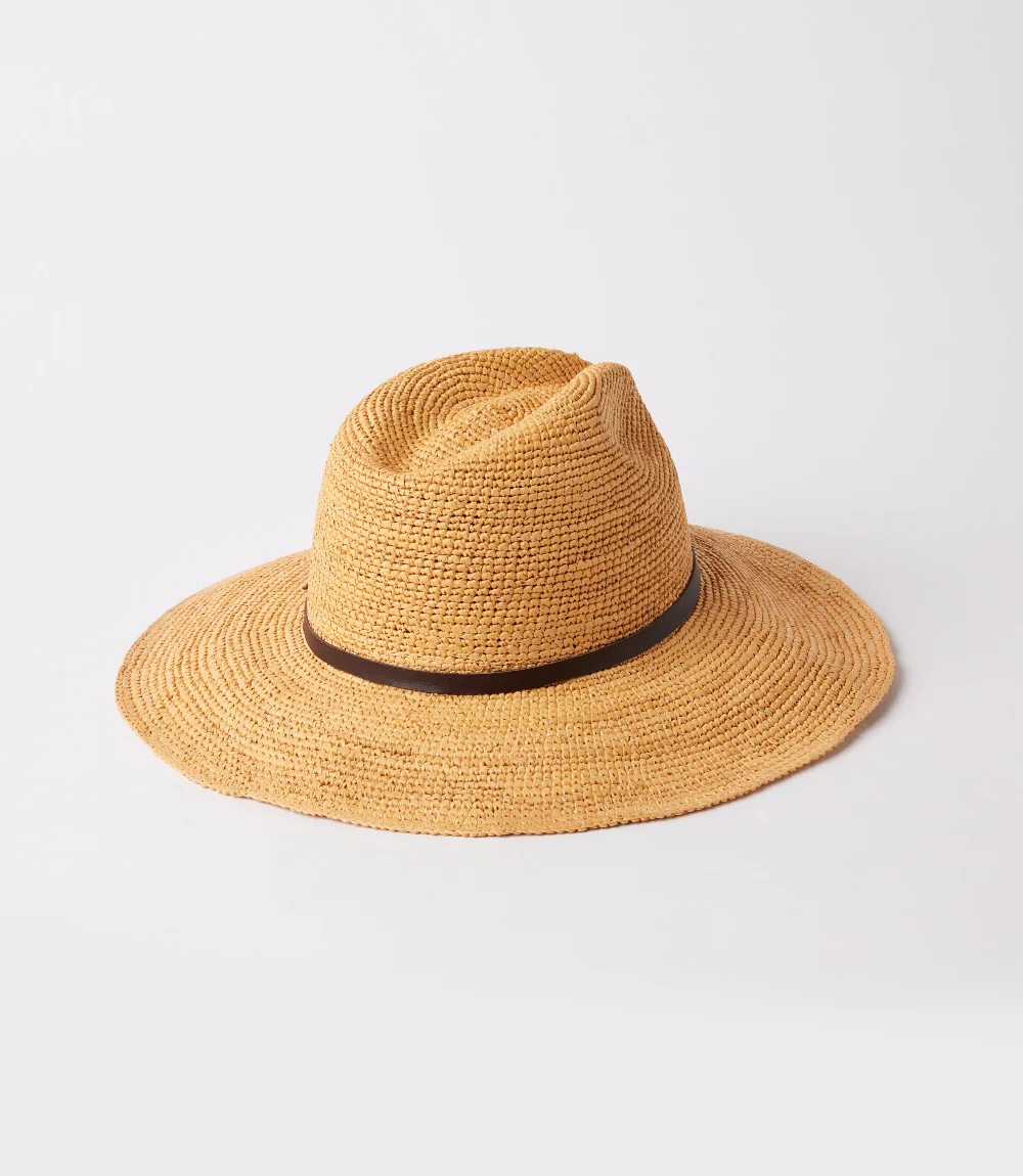 Crochet Straw Panama Hat - Image 5
