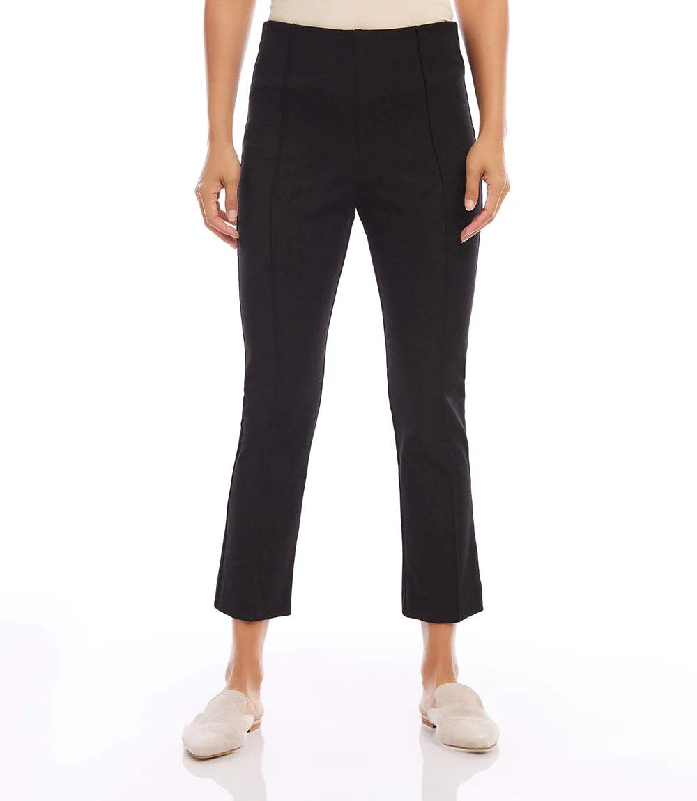 Cropped Pintuck Pants - Image 2