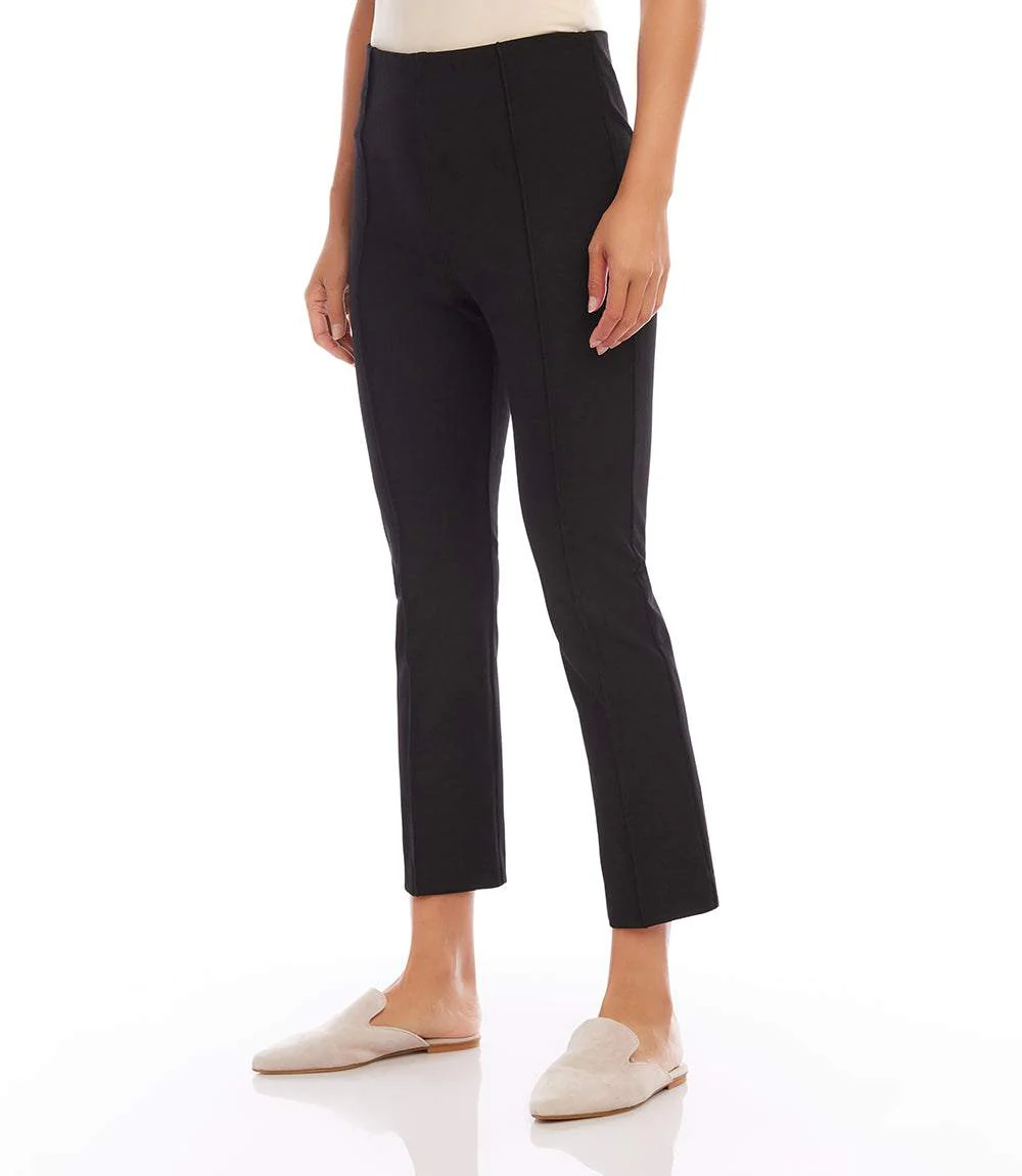 Cropped Pintuck Pants - Image 3