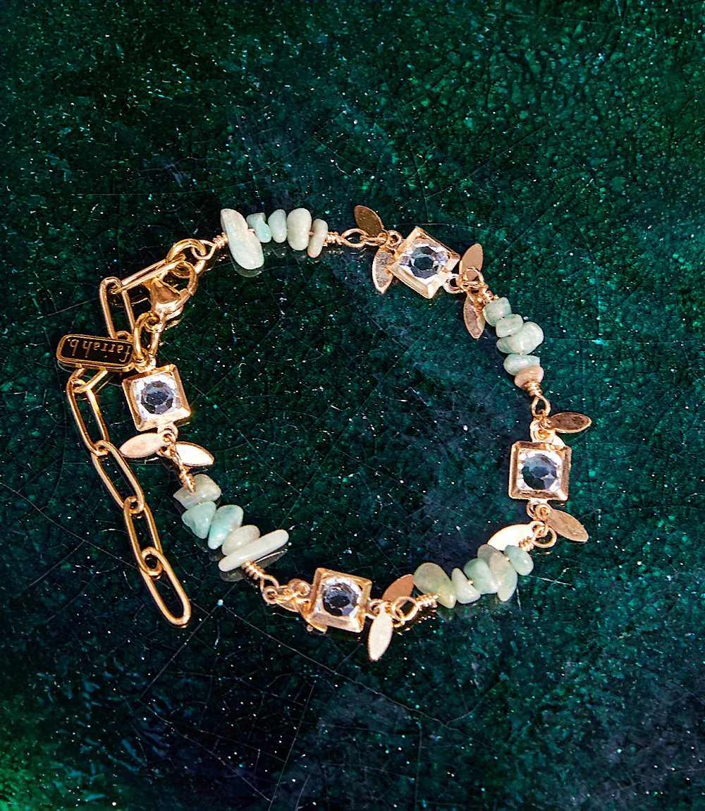 Crystal And Gemstone Bracelet - Image 2