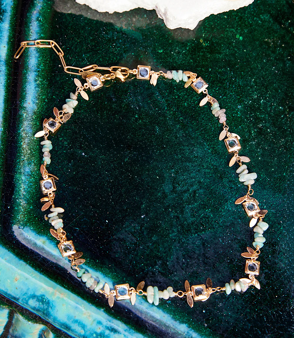 Crystal And Gemstone Necklace - Image 3