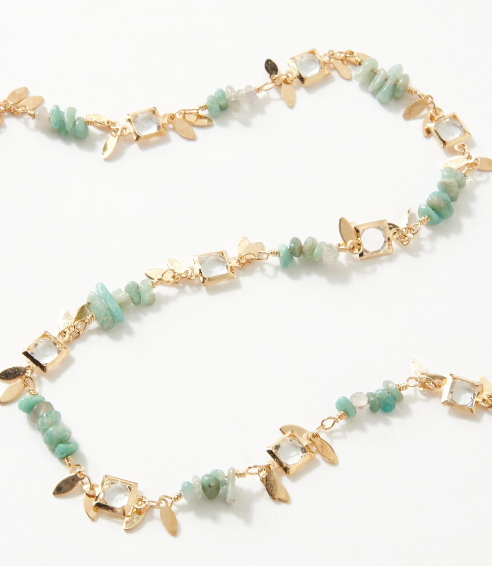 Crystal And Gemstone Necklace - Image 4