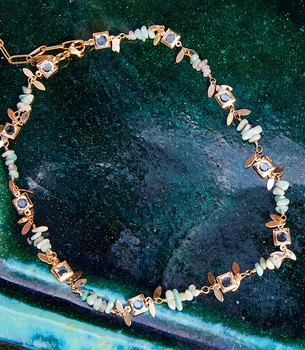 Crystal And Gemstone Necklace - Image 5