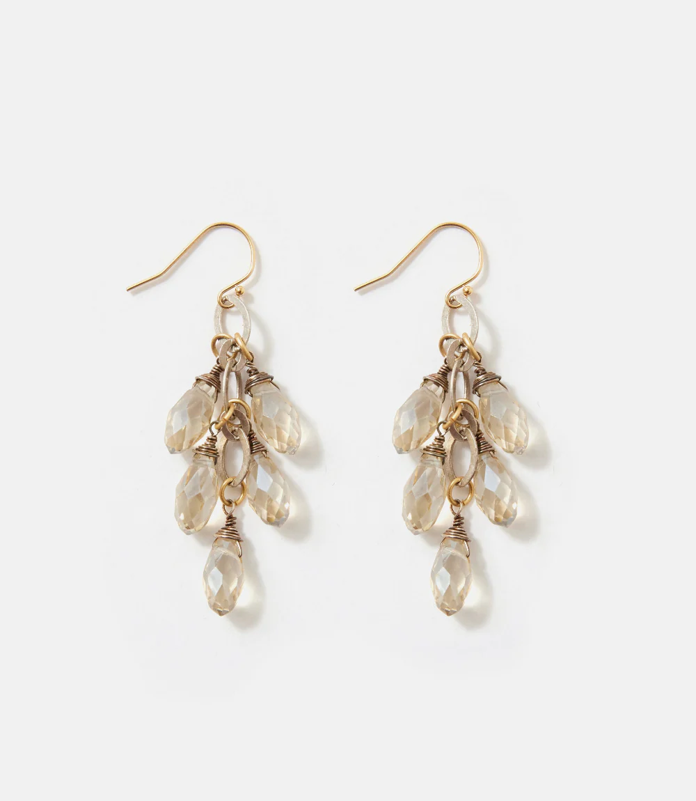 Crystal Cluster Earrings - Image 3