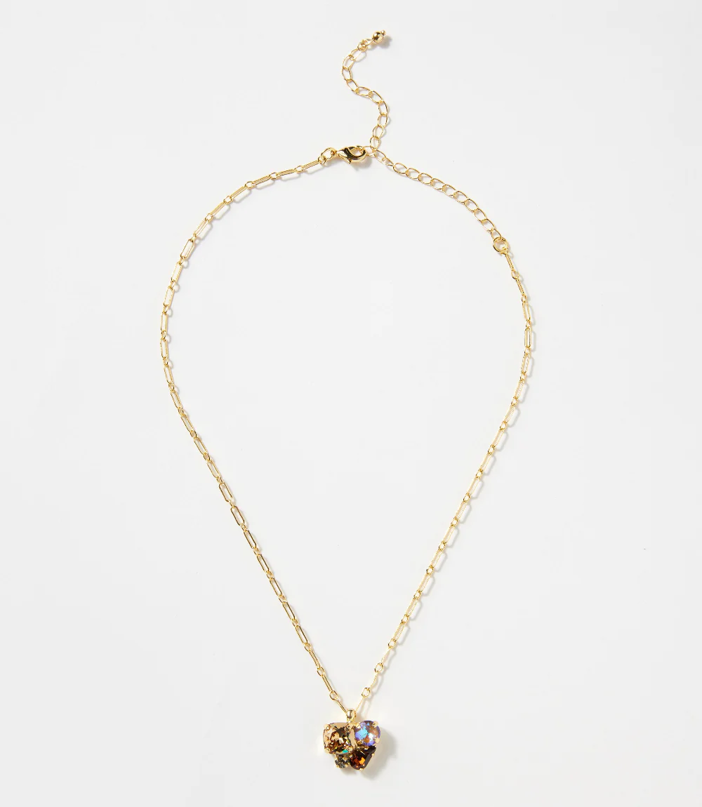 Crystal Cluster Necklace - Image 2
