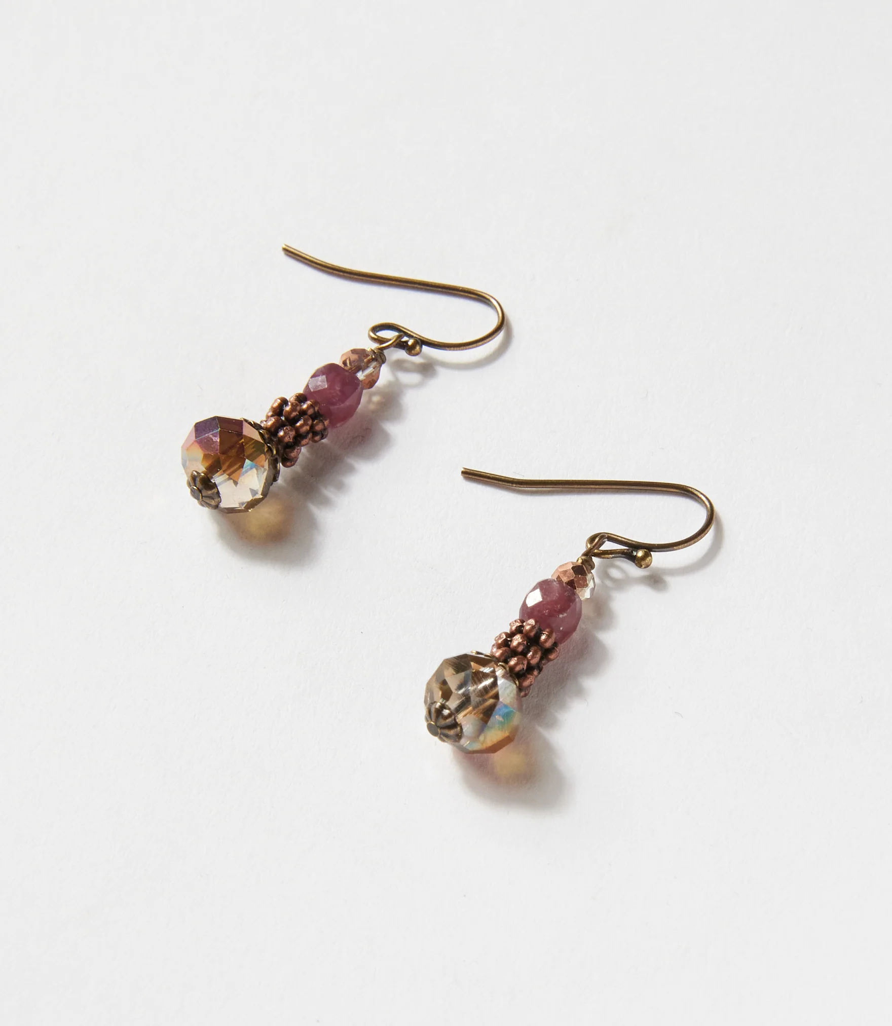 Crystal Dangle Earrings - Image 3