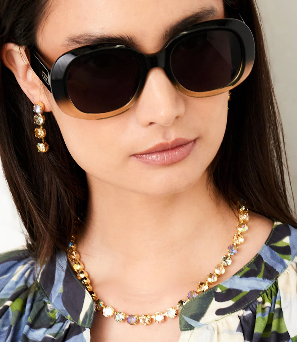 Crystal Dangle Earrings - Image 3