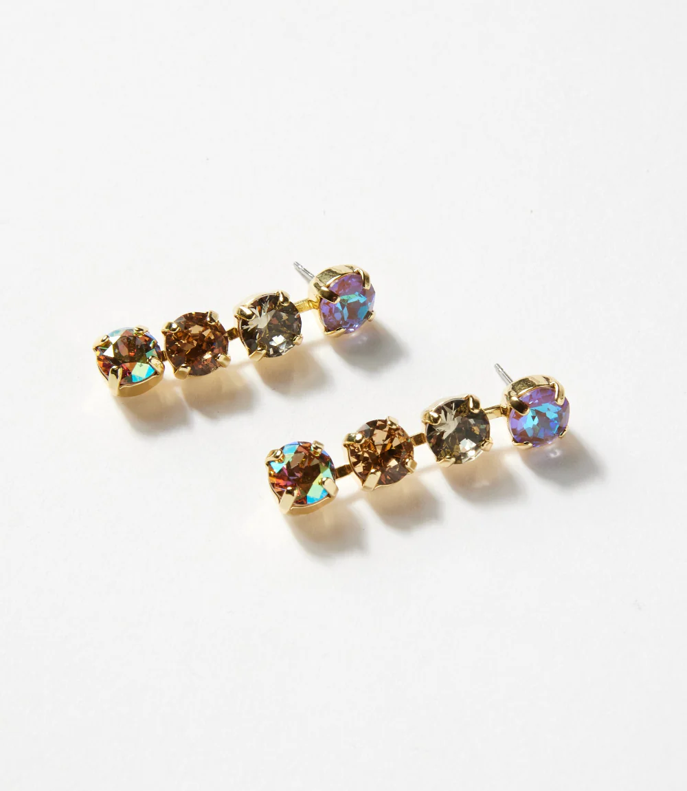Crystal Dangle Earrings - Image 4