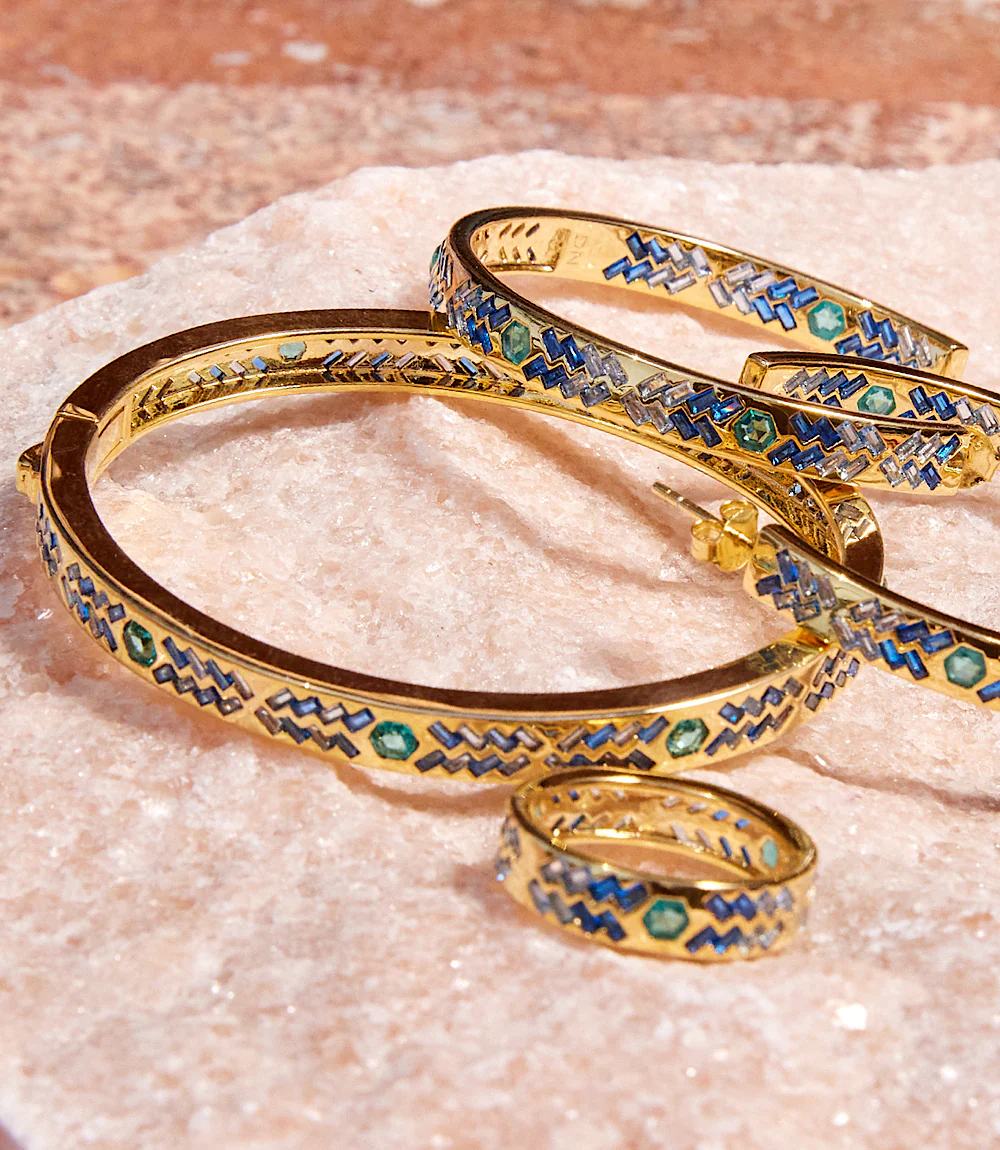 Crystal Inlay Bracelet - Image 5