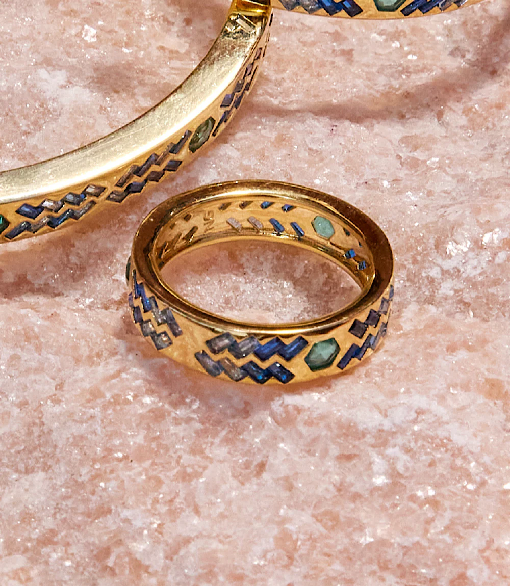 Crystal Inlay Ring - Image 7