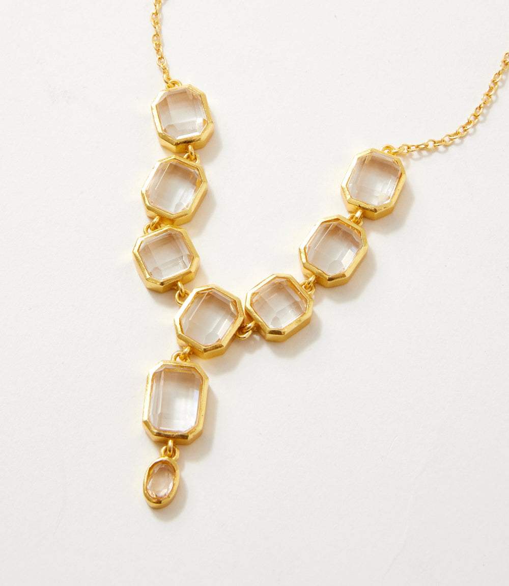Crystal Lariat Necklace - Image 3