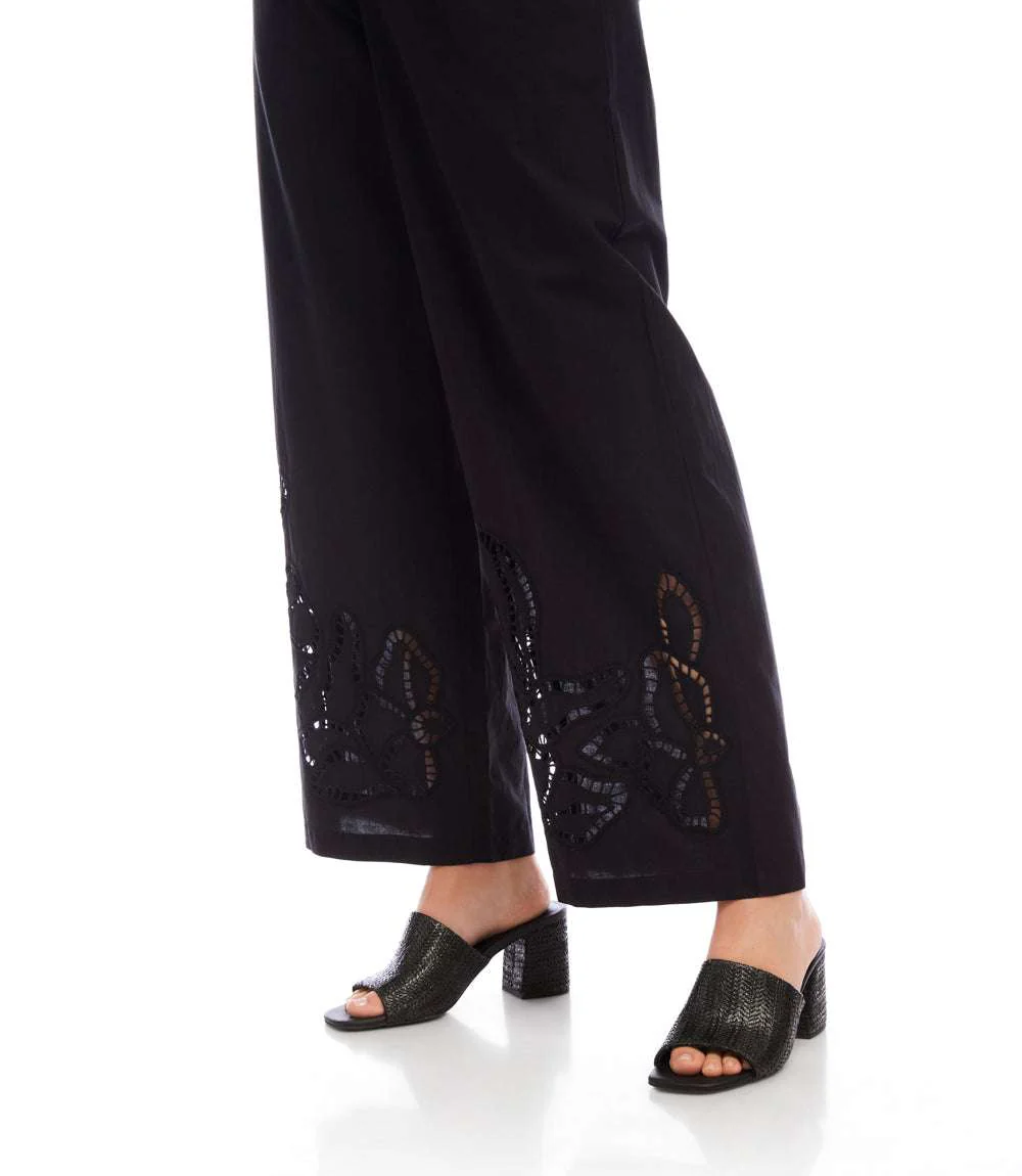 Cutout Embroidery Pants - Image 7