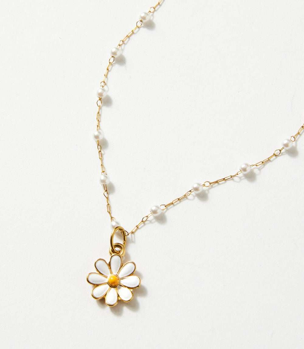Daisy Charm Pendant Necklace - Image 2