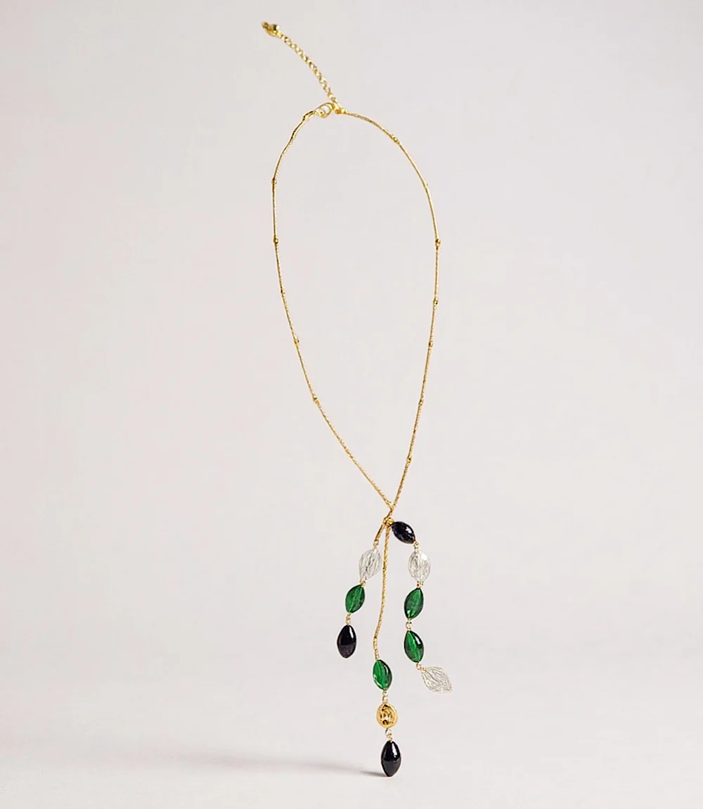 Dangling Gemstone Necklace - Image 6